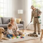 رش مبيدات حشرية امنة للاطفال وكبار السن والحيوانات رش مبيدات حشرية آمنة على الأطفال وبدون رائحة