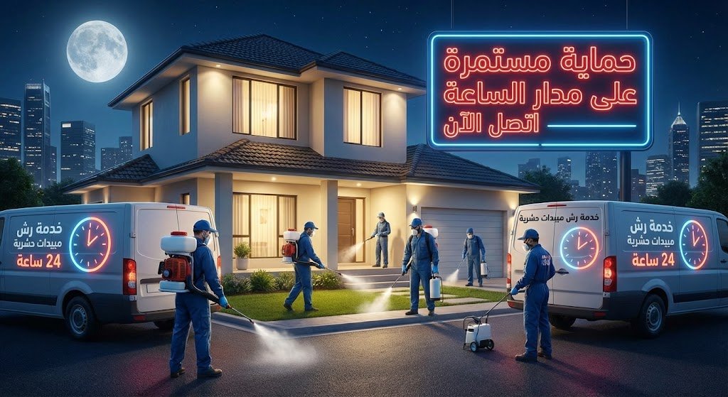 ارقام شركات رش مبيدات حشرية 24 ساعة لجميع المناطق