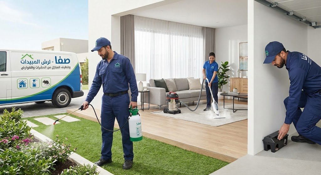 شركة صفا لرش المبيدات وتنظيف المنازل من الحشرات